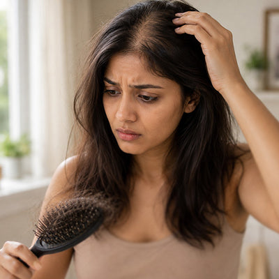 Hair fall anxiety